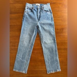 Abercrombie & Fitch Blue Ankle Jeans